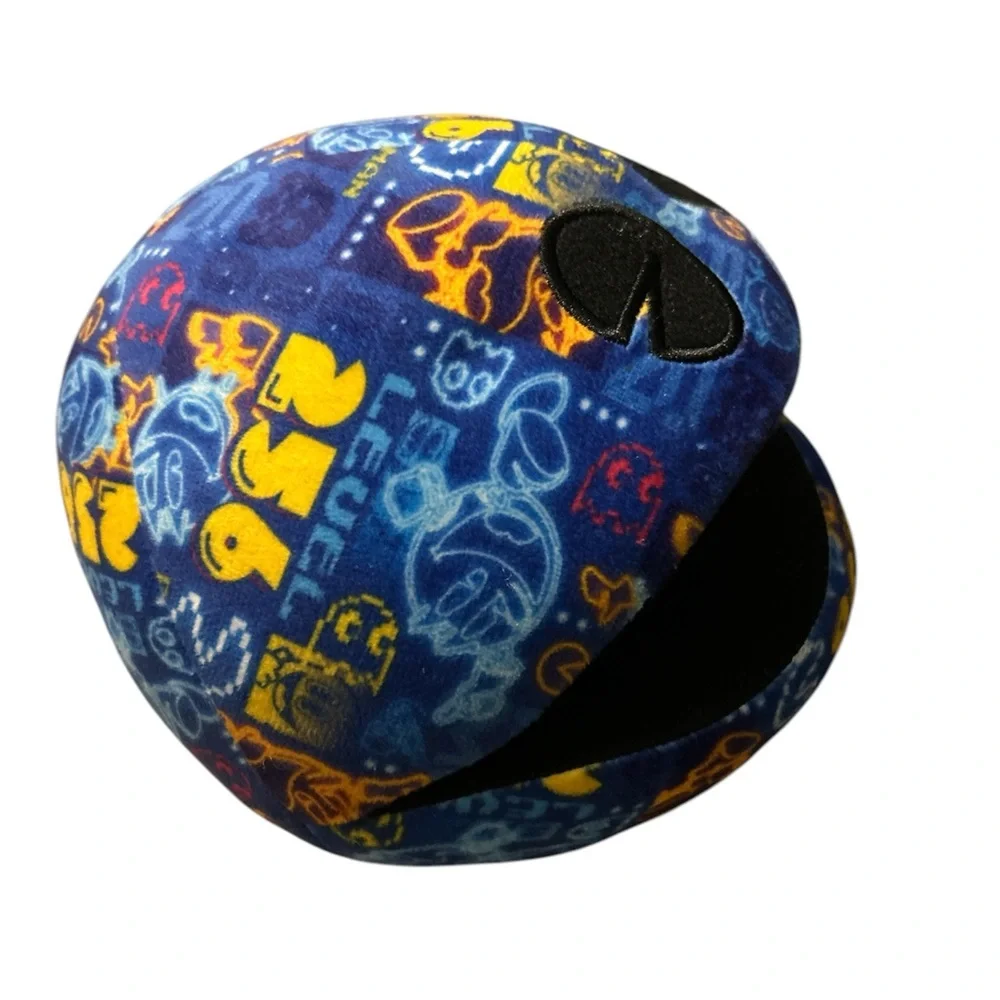 Pac-Man Plush – Special‎ Edition Blue 5” Round Stuffed Toy